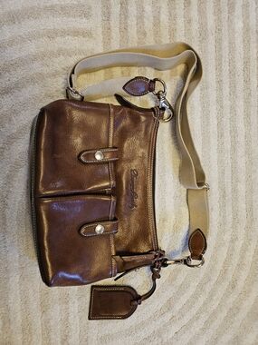Dooney & Bourke Florentine Leather Crossbody Brown Vacchetta Bag